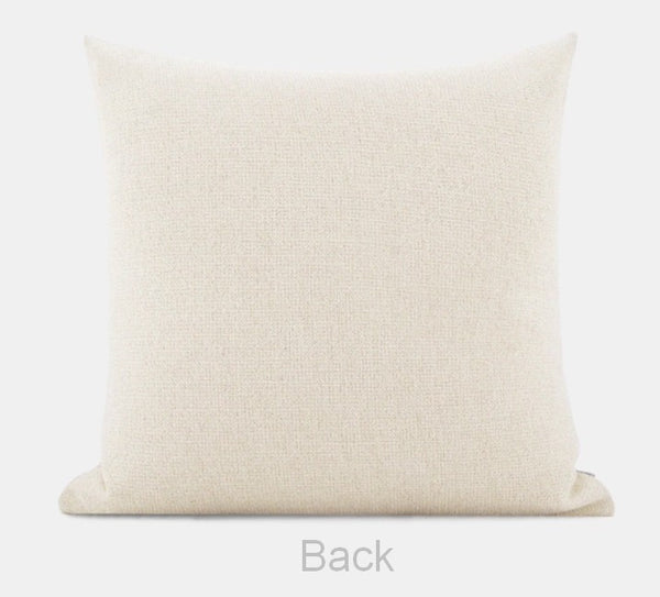 Large Modern Sofa Cushion, Beige Decorative Pillow Covers, Simple Decorative Throw Pillows for Living Room, Contemporary Modern Pillows for Couch-Paintingforhome
