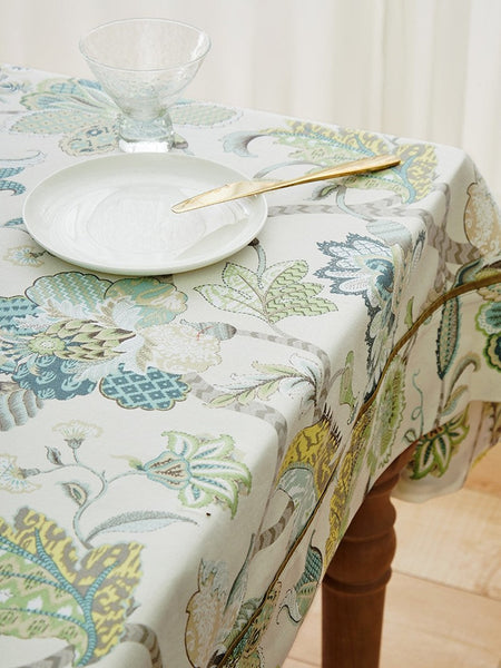 Rustic Table Covers for Kitchen, Large Rectangle Tablecloth for Dining Room Table, Country Farmhouse Tablecloth, Square Tablecloth for Round Table-Paintingforhome