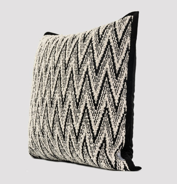 Large Abstract Throw Pillows for Couch, Modern Sofa Throw Pillows, Contemporary Throw Pillow for Living Room, Modern Square Pillows-Paintingforhome