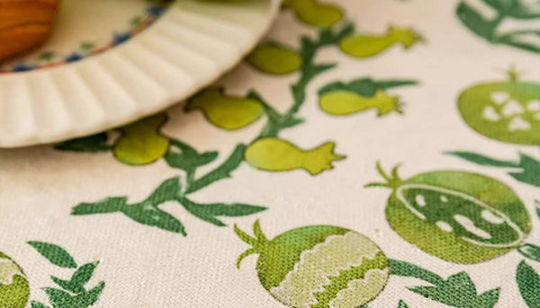 Large Modern Rectangle Tablecloth for Dining Table, Canterbury Bell and Pomegranate Table Covers for Round Table, Farmhouse Table Cloth for Oval Table-Paintingforhome