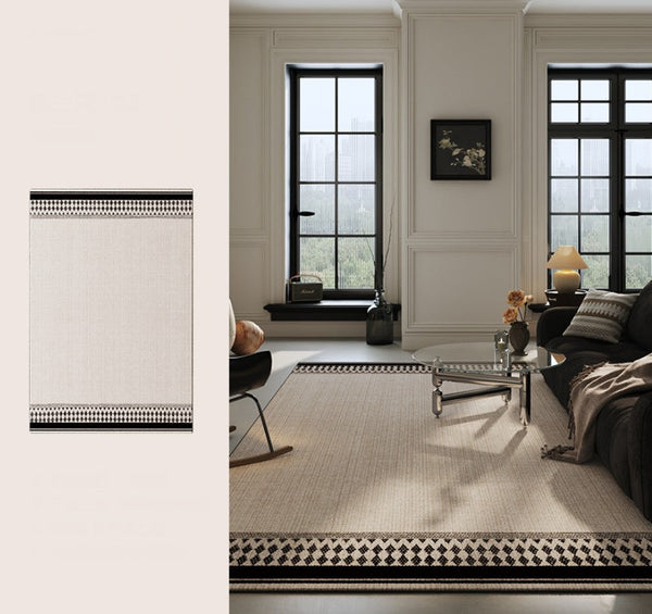 Large Modern Rugs for Living Room, Dining Room Floor Rugs, Modern Area Rugs under Sofa, Abstract Contemporary Rugs for Bedroom, Modern Carpets for Office-Paintingforhome