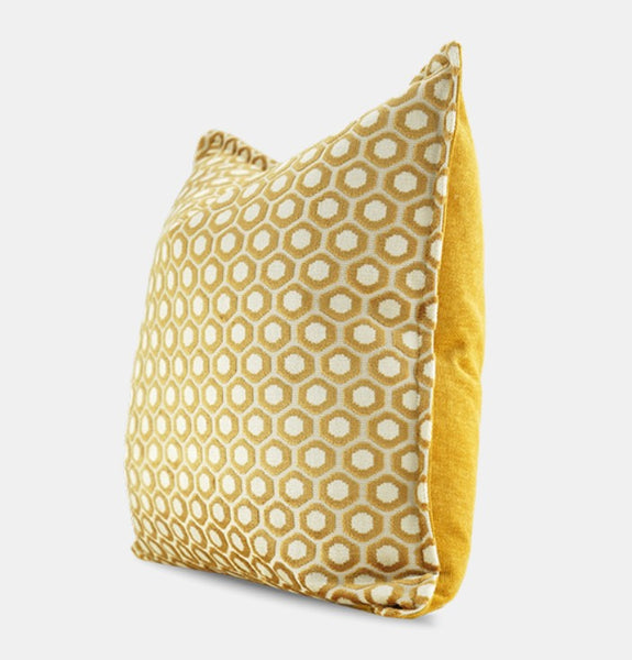 Modern Pillows for Couch, Decorative Pillow Covers, Large Modern Sofa Cushion, Yellow Decorative Throw Pillows for Living Room-Paintingforhome