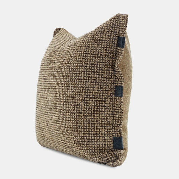 Contemporary Modern Sofa Pillow Covers, Brown Decorative Throw Pillows for Bedroom, Modern Throw Pillows for Couch, Modern Sofa Pillows for Interior Design-Paintingforhome