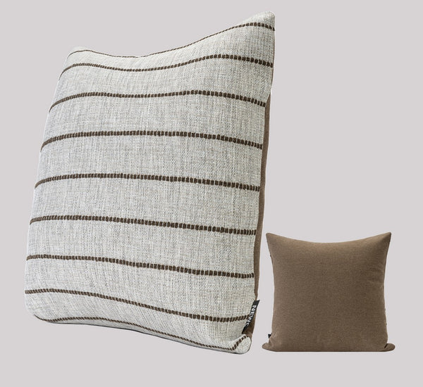 Contemporary Throw Pillow for Interior Design, Large Abstract Decorative Throw Pillows, Geometric Square Modern Throw Pillows for Couch-Paintingforhome