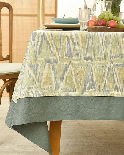 Geometric Modern Table Covers for Kitchen, Extra Large Rectangle Tablecloth for Dining Room Table, Country Farmhouse Tablecloths for Oval Table-Paintingforhome
