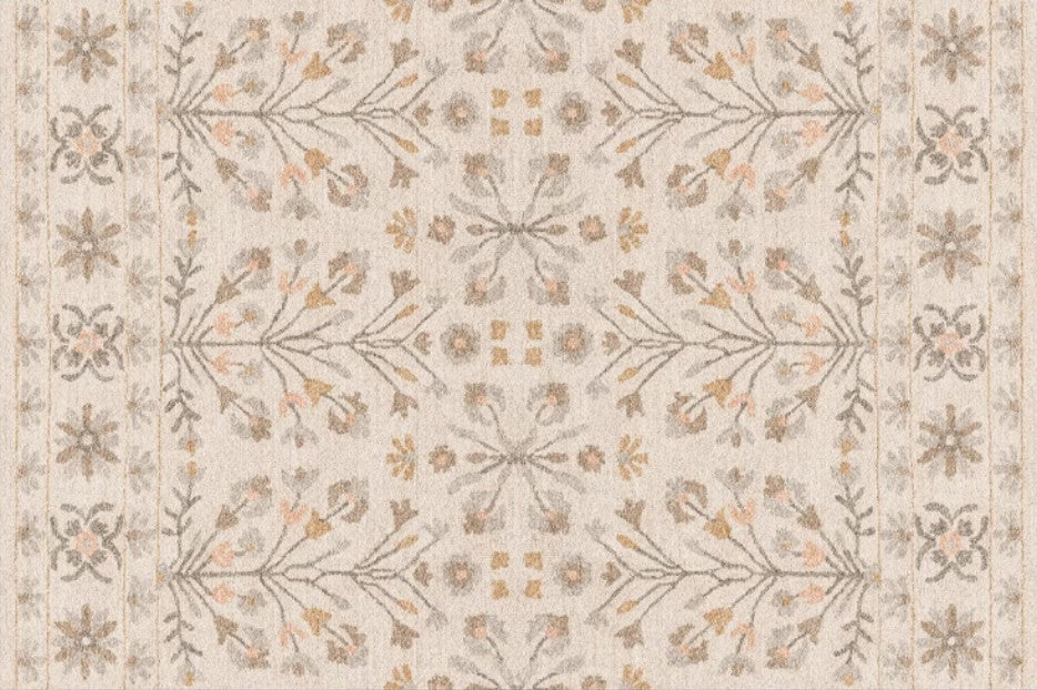 Modern Rugs for Living Room, Flower Pattern Modern Rugs for Farmhouse, Bedroom Modern Rugs, Modern Rugs for Dining Room-Paintingforhome