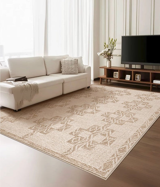 Modern Rug Ideas for Bedroom, Geometric Modern Rug Placement Ideas for Living Room, Contemporary Area Rugs for Dining Room-Paintingforhome