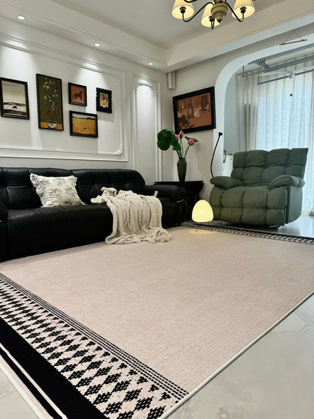 Modern Area Rugs under Sofa, Abstract Contemporary Rugs for Bedroom, Large Modern Rugs for Living Room, Dining Room Floor Rugs, Modern Carpets for Office-Paintingforhome