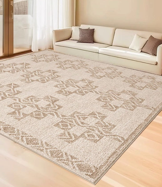 Modern Rug Ideas for Bedroom, Geometric Modern Rug Placement Ideas for Living Room, Contemporary Area Rugs for Dining Room-Paintingforhome