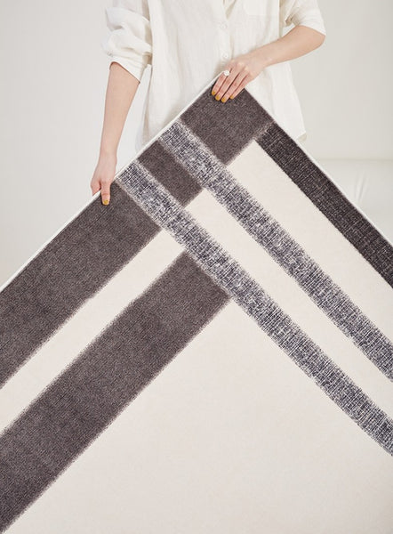 Geometric Contemporary Modern Rugs Next to Bed, Modern Carpets for Office, Abstract Area Rugs for Living Room, Modern Soft Rugs under Dining Room Table-Paintingforhome