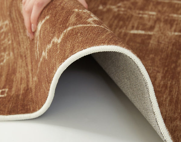 Mid Century Modern Rugs for Living Room, Geometric Contemporary Rugs, Abstract Contemporary Modern Rugs for Dining Room-Paintingforhome