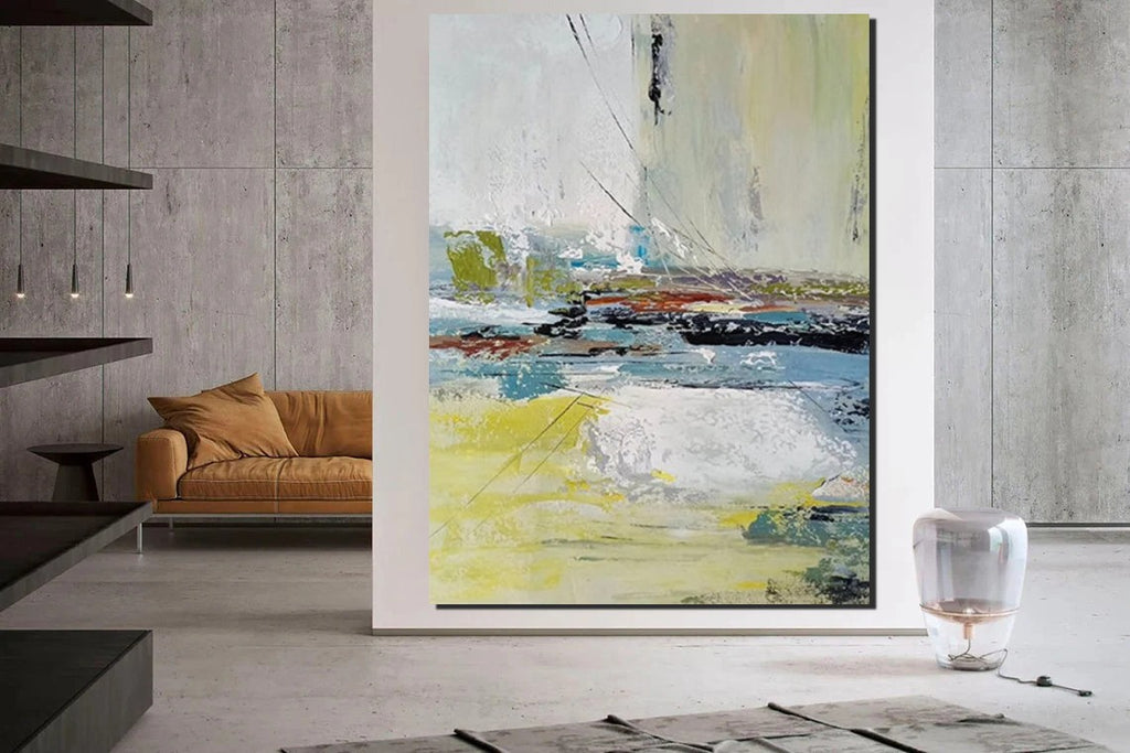 Extra Large Paintings for Living Room, Hand Painted Wall Art Paintings ...