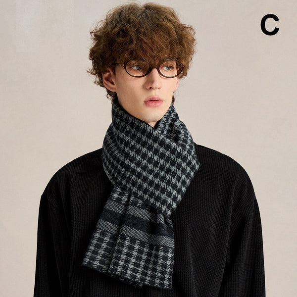 Casual Scarf for Men, Men's Wool Scarf Winter, Formal Men Scarf Styles, Men's Winter Soft Wool Scarves, Men's Winter Scarf, Business Wool Scarf for Gentleman