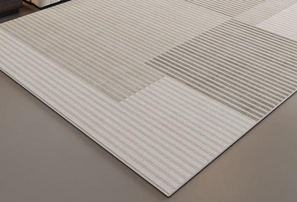 Geometric Modern Rugs for Dining Room, Large Modern Living Room Rugs, Abstract Contemporary Area Rugs for Bedroom, Dining Room Floor Carpets-Paintingforhome