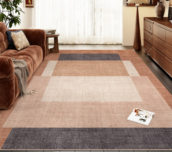 Extra Large Modern Rugs under Dining Room Table, Mid Century Contemporary Modern Rugs, Abstract Modern Rugs for Living Room, Contemporary Geometric Carpets-Paintingforhome