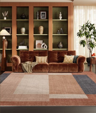 Extra Large Modern Rugs under Dining Room Table, Mid Century Contemporary Modern Rugs, Abstract Modern Rugs for Living Room, Contemporary Geometric Carpets-Paintingforhome