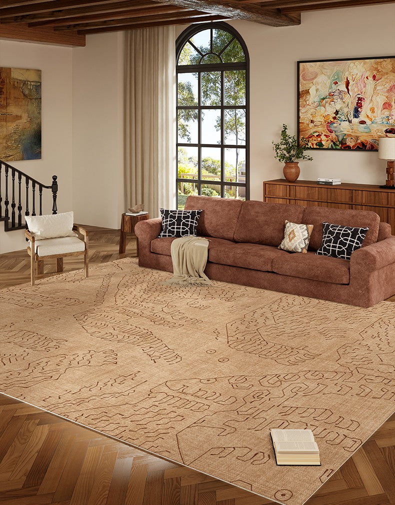 Modern Rugs for Dining Room, Bedroom Modern Rugs, Abstract Geometric Modern Rugs, Contemporary Modern Rugs for Living Room-Paintingforhome