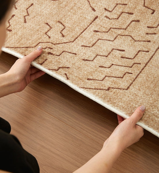 Modern Rugs for Dining Room, Bedroom Modern Rugs, Abstract Geometric Modern Rugs, Contemporary Modern Rugs for Living Room-Paintingforhome