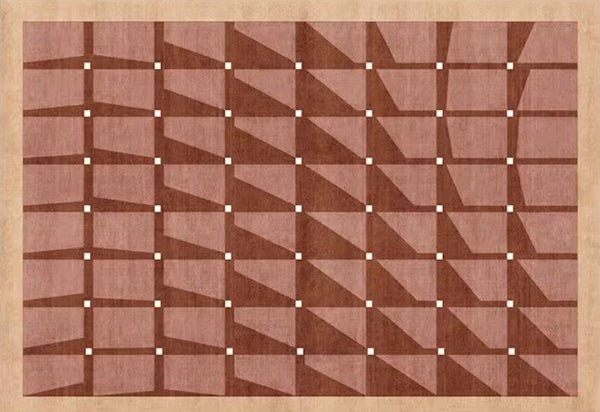 Modern Living Room Rug Ideas, Modern Rugs for Dining Room, Mid Century Modern Rugs Next to Bed, Thick Contemporary Rugs for Bedroom-Paintingforhome