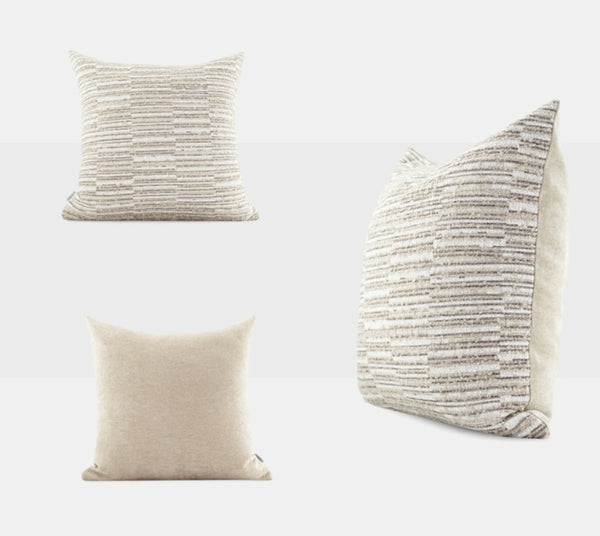 Luxury Modern Sofa Pillows, Large Square Pillows, Decorative Throw Pillows for Couch, Decorative Pillows for Living Room, Modern Throw Pillows-Paintingforhome