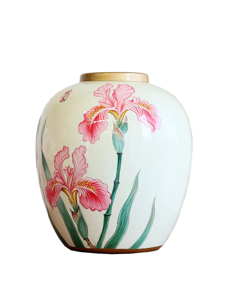 Large Flower Vases on Dining Table, Porcelain Flower Vases, Centerpiece Ceramic Bouquet Vases, Handmade Modern Flower Vase-Paintingforhome