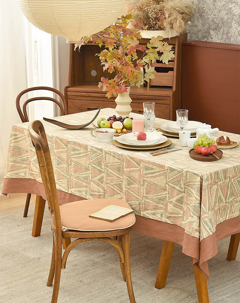 Large Rectangular Tablecloth Extra Large Rectangle Tablecloth for Dining Room Table, Geometric Mode ...