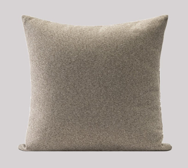 Large Contemporary Throw Pillow for Interior Design, Abstract Decorative Throw Pillows, Geometric Square Modern Throw Pillows for Couch-Paintingforhome