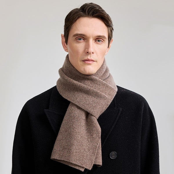 Formal Men Scarf Styles, Casual Scarf Men, Modern Fashion Scarf, Thick Wool Scarf, Men's Winter Scarf, Men's Wool Scarf Winter, Business Wool Scarf for Gentleman-Paintingforhome