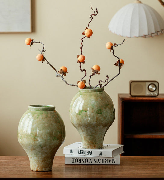 Centerpiece Ceramic Bud Vases, Porcelain Flower Vases, Flower Vases on Table, Handmade Water Holding Flower Vase-Paintingforhome