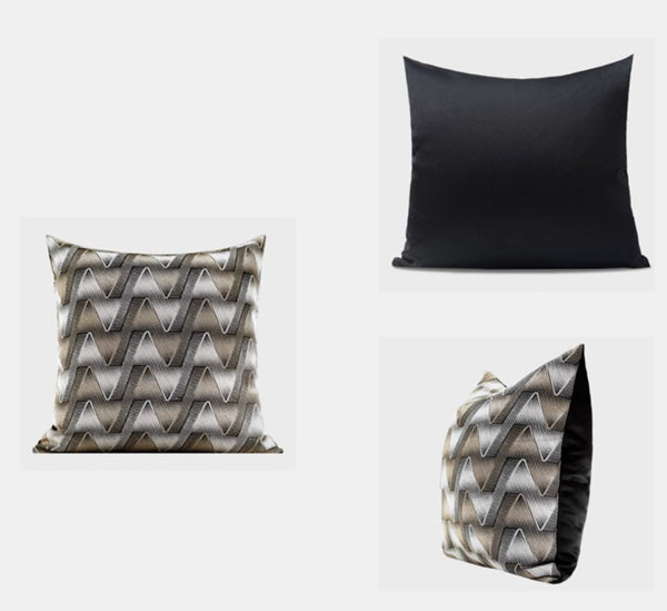 Large Square Decorative Throw Pillows for Couch, Geometric Modern Sofa Pillows, Large Decorative Throw Pillows, Geometric Sofa Pillows for Interior Design-Paintingforhome
