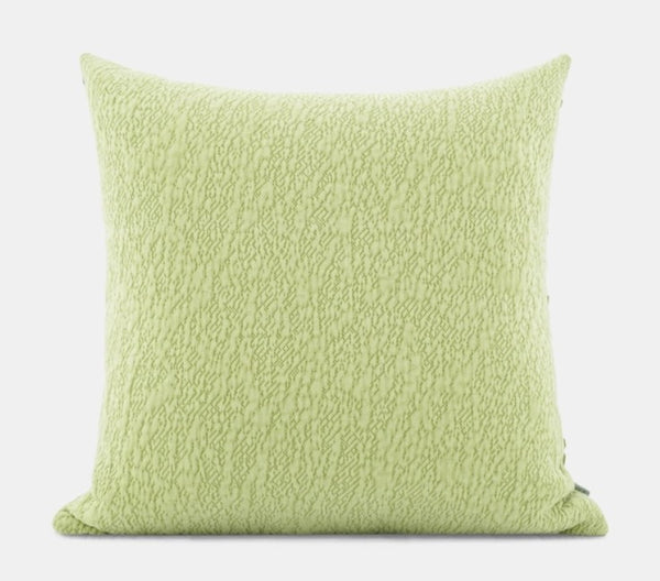 Modern Throw Pillows, Green Modern Sofa Pillows, Large Square Pillows, Decorative Pillows for Couch, Decorative Throw Pillows for Living Room Couch-Paintingforhome