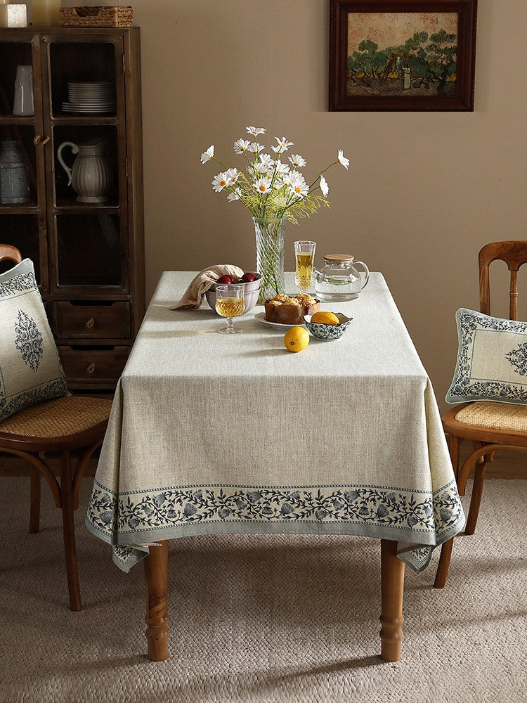 Modern Kitchen Table Cover, Table Cover for Dining Room Table, Flower ...