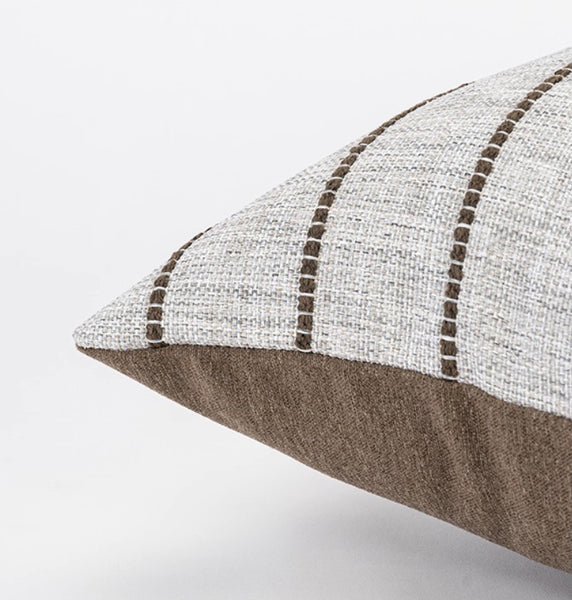 Contemporary Throw Pillow for Interior Design, Large Abstract Decorative Throw Pillows, Geometric Square Modern Throw Pillows for Couch-Paintingforhome