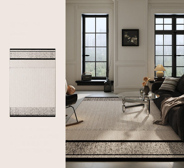 Large Abstract Rugs for Living Room, Geometric Contemporary Modern Rugs Next to Bed, Extra Large Modern Area Rugs-Paintingforhome