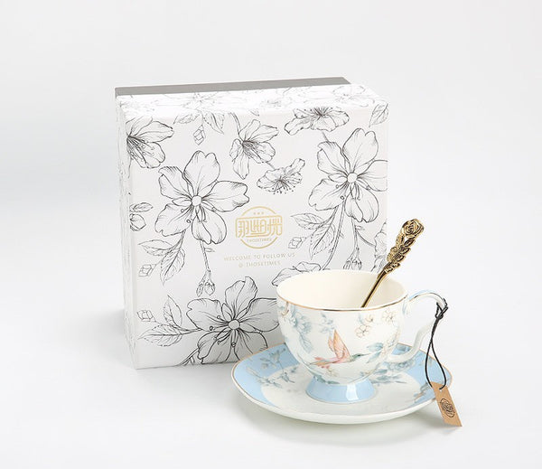 Porcelain Coffee Cup, Ceramic Tea Cup Set, Luxury Tea Cup with Saucer, Elegant Coffee Cup, Porcelain Tea cups, British Tea Cup Set, Afternoon Tea Cup with Saucer Set-Paintingforhome