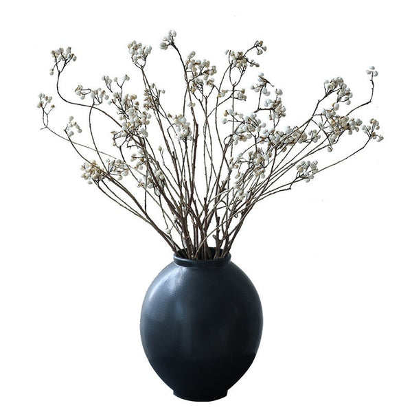 Dried Tree Twigs, Flower Arrangement, Dried Chinese Tallow Tree Twigs, Natural Decorations, Handmade Artificial Flower, Natural Dried Branches-Paintingforhome