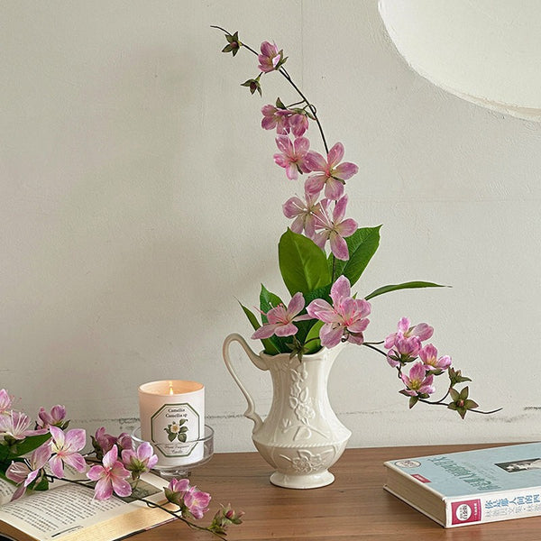 Ceramic Bud Vases, Small Flower Vases on Table, Rustic Porcelain Flower Vases, Handmade Water Holding Flower Vases