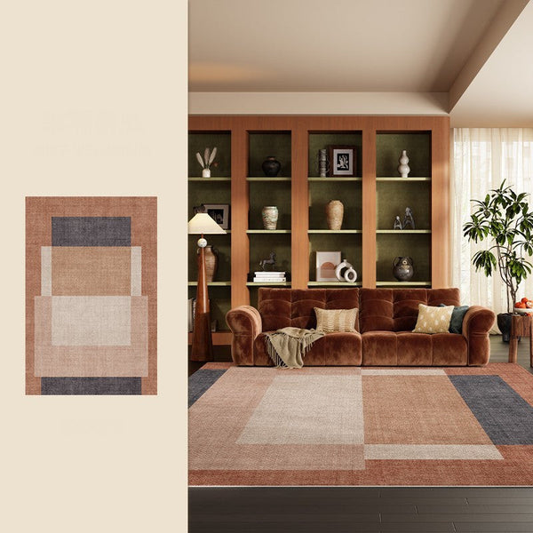 Extra Large Modern Rugs under Dining Room Table, Mid Century Contemporary Modern Rugs, Abstract Modern Rugs for Living Room, Contemporary Geometric Carpets-Paintingforhome