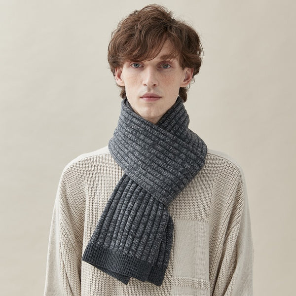 Pure Wool Scarf, Modern Fashion Scarf, Formal Men Scarf Styles, Casual Scarf Men, Business Wool Scarf for Gentleman, Men's Winter Scarf, Men's Wool Scarf Winter-Paintingforhome