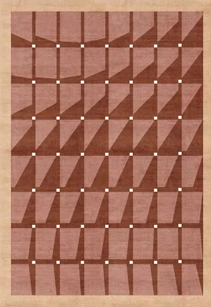 Modern Living Room Rug Ideas, Modern Rugs for Dining Room, Mid Century Modern Rugs Next to Bed, Thick Contemporary Rugs for Bedroom-Paintingforhome