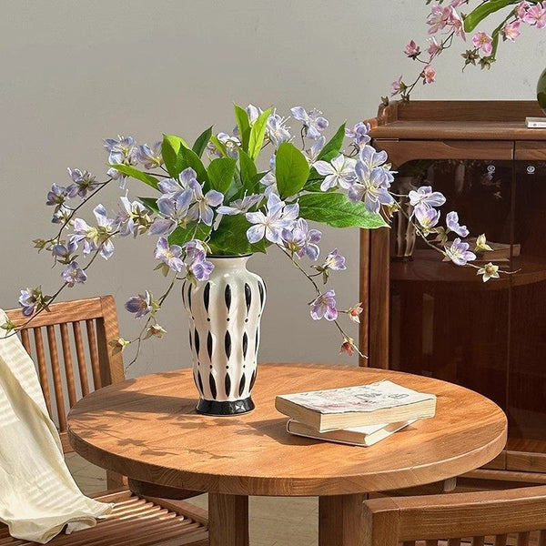 Handmade Bouquet Ceramic Vases, Modern Flower Vases on Table, Porcelain Flower Vases, Water Holding Flower Vases-Paintingforhome