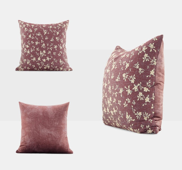 Embroidery Decorative Sofa Pillows, Large Throw Pillow for Interior Design, Luxury Decorative Throw Pillows for Couch, Large Square Modern Sofa Pillows for Living Room-Paintingforhome