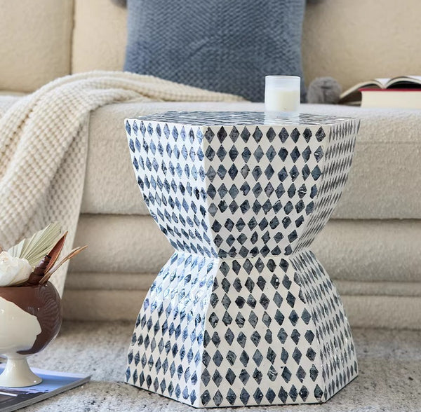 Small End Table, Modern Side Table, Bedside Small Side Table, Contemporary Bedside Table, Shell Small Sofa Side Table, Portable Casual Side Table, Creative Coffee Table, Contemporary Side Table-Paintingforhome