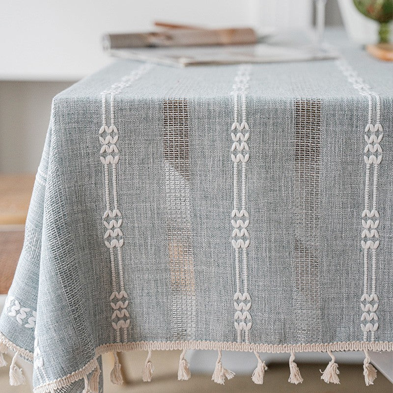 Rustic Table Covers for Kitchen, Linen Square Tablecloth for Sale, Country Farmhouse Tablecloth, Large Rectangle Tablecloth for Dining Room Table-Paintingforhome