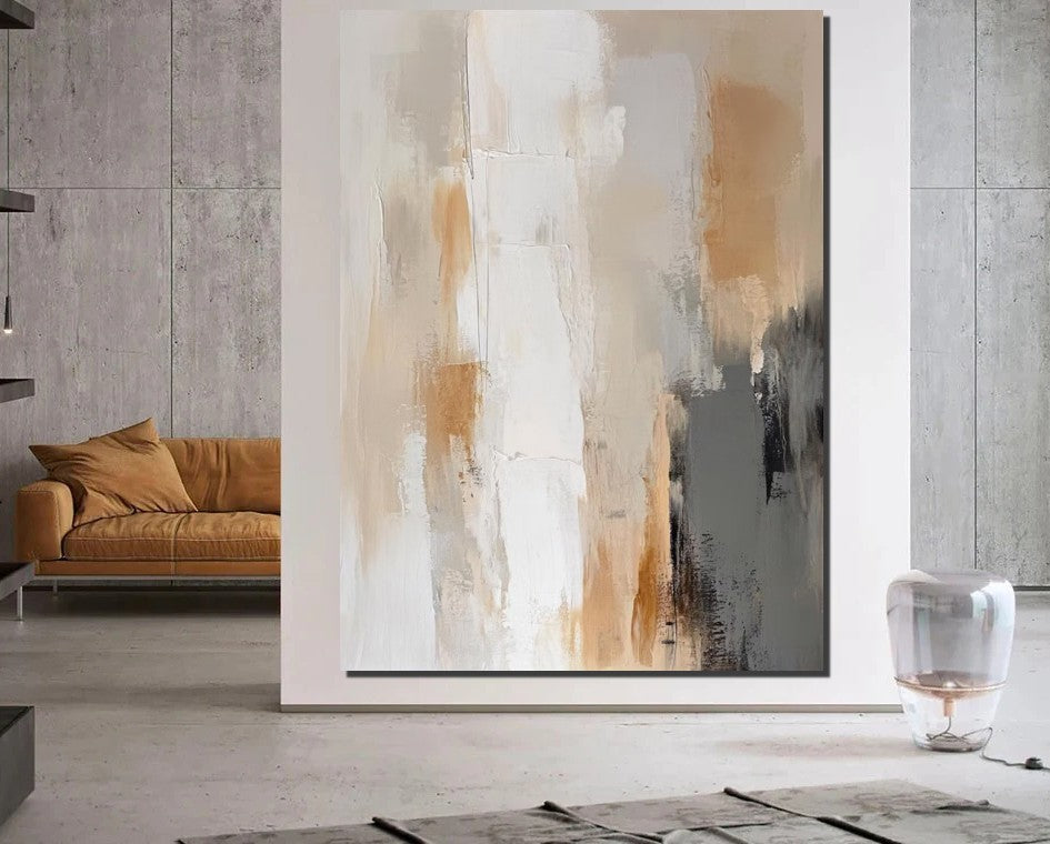 Living Room Wall Painting, Modern Artwork, Large Canvas Painting, Contemporary Wall Painting, Acrylic Painting for Dining Room-Paintingforhome