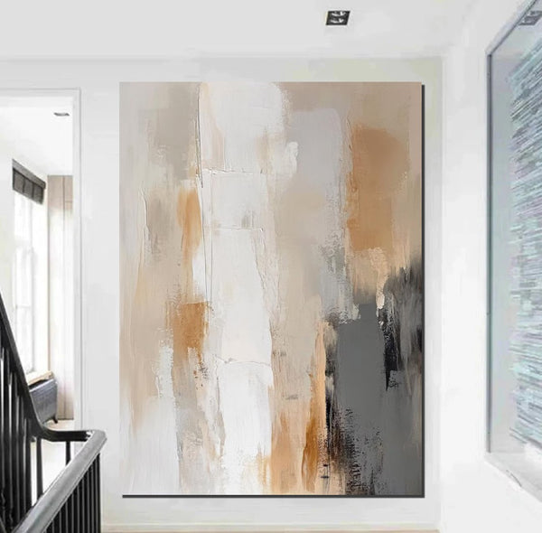 Living Room Wall Painting, Modern Artwork, Large Canvas Painting, Contemporary Wall Painting, Acrylic Painting for Dining Room-Paintingforhome