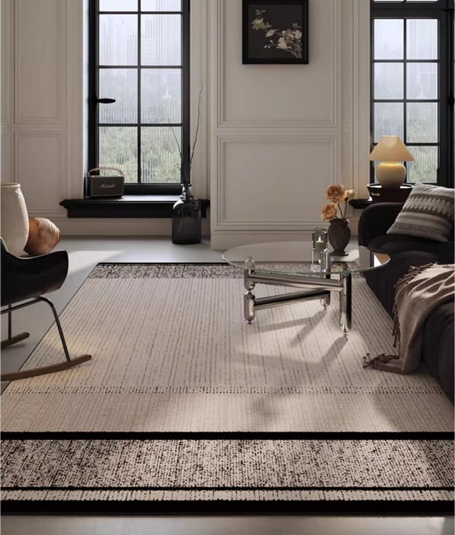 Large Abstract Rugs for Living Room, Geometric Contemporary Modern Rugs Next to Bed, Extra Large Modern Area Rugs-Paintingforhome