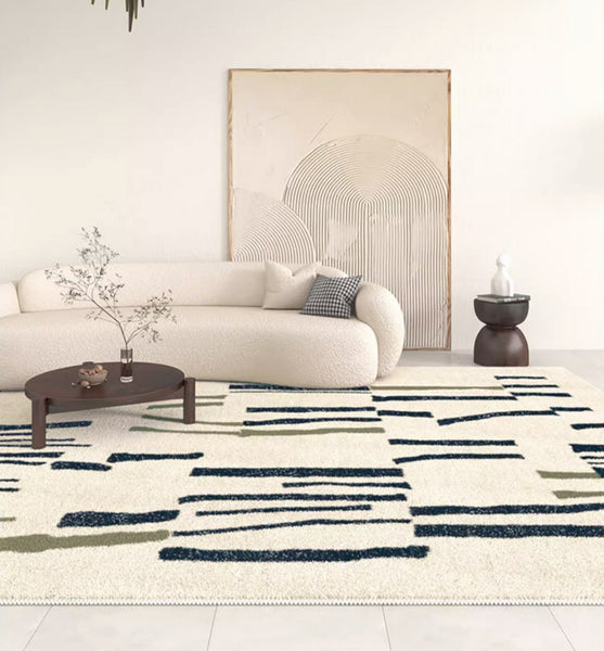 Modern Rug Ideas for Bedroom, Dining Room Modern Floor Carpets, Abstract Modern Rugs for Living Room, Contemporary Modern Rugs Next to Bed, Bathroom Area Rugs-Paintingforhome