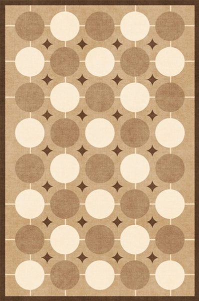 Contemporary Modern Rugs Next to Bed, Modern Rugs under Dining Room Table, Abstract Modern Rugs for Living Room, Mid Century Geometric Carpets-Paintingforhome