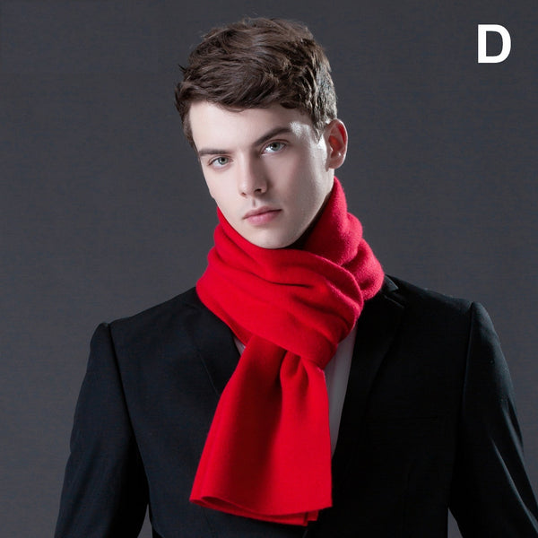 Men's Winter Scarf, Thick Wool Scarf for Men, Formal Men Scarf Styles, Business Wool Scarf for Gentleman, Modern Casual Scarf Men, Men's Wool Scarf Winter